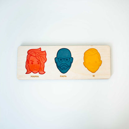 Familieportretjes puzzel