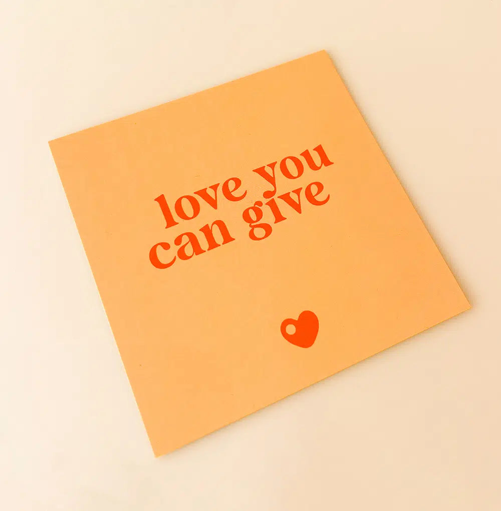 LOVE YOU CAN GIVE cadeaubon