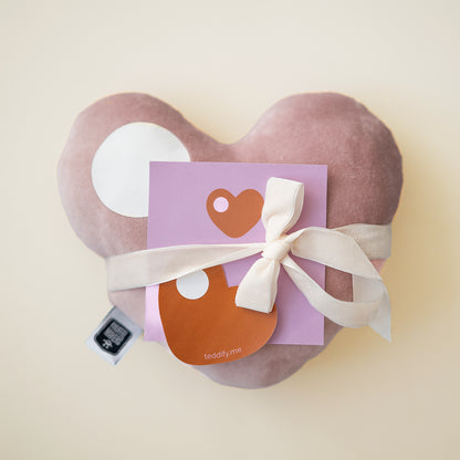 Hartenknuffel met geluidsboodschap