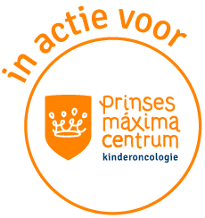 Het logo van het Prinses Máxima Centrum voor kinderoncologie