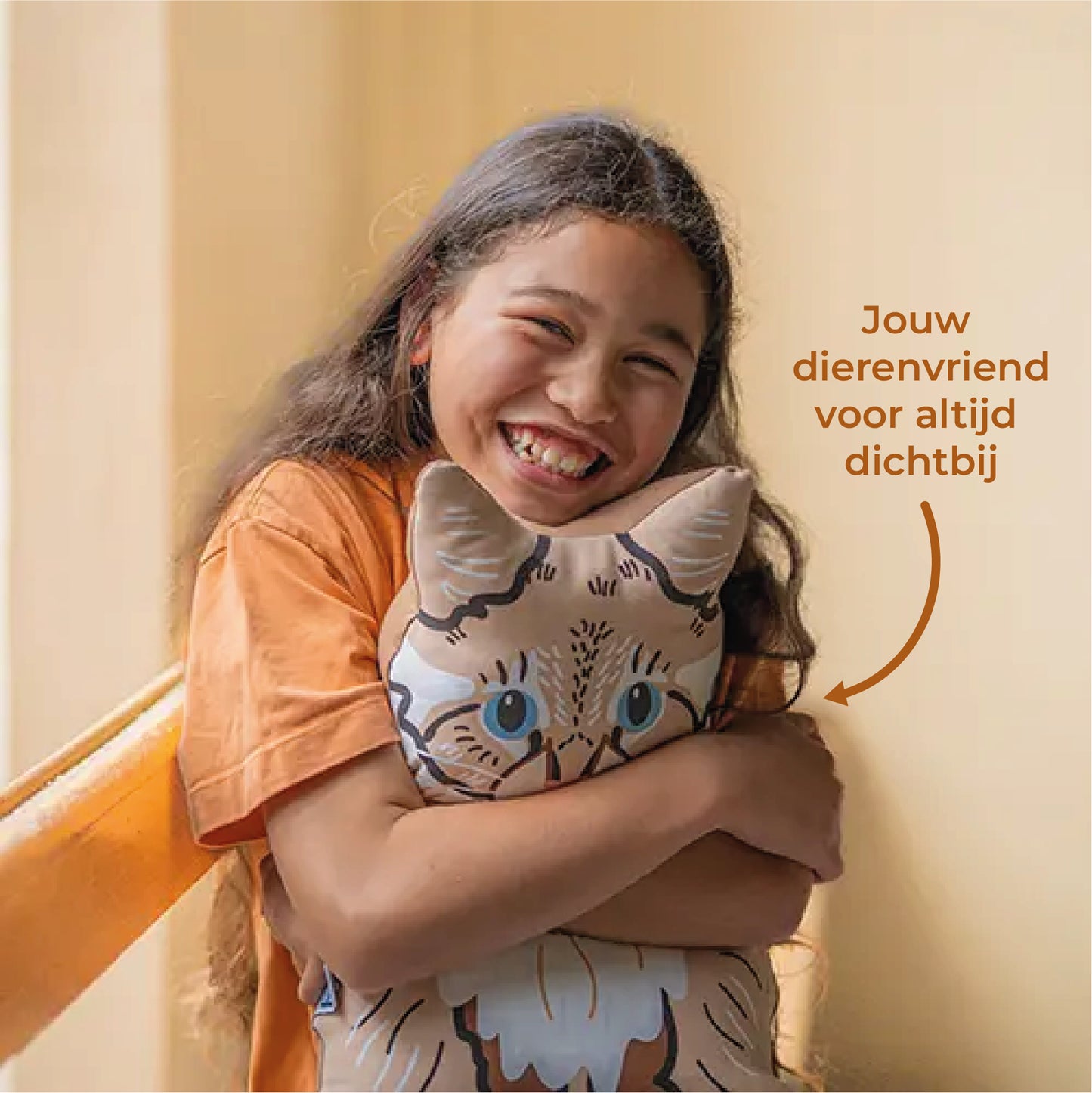 knuffelkussen van jouw dierenvriend, jouw kat